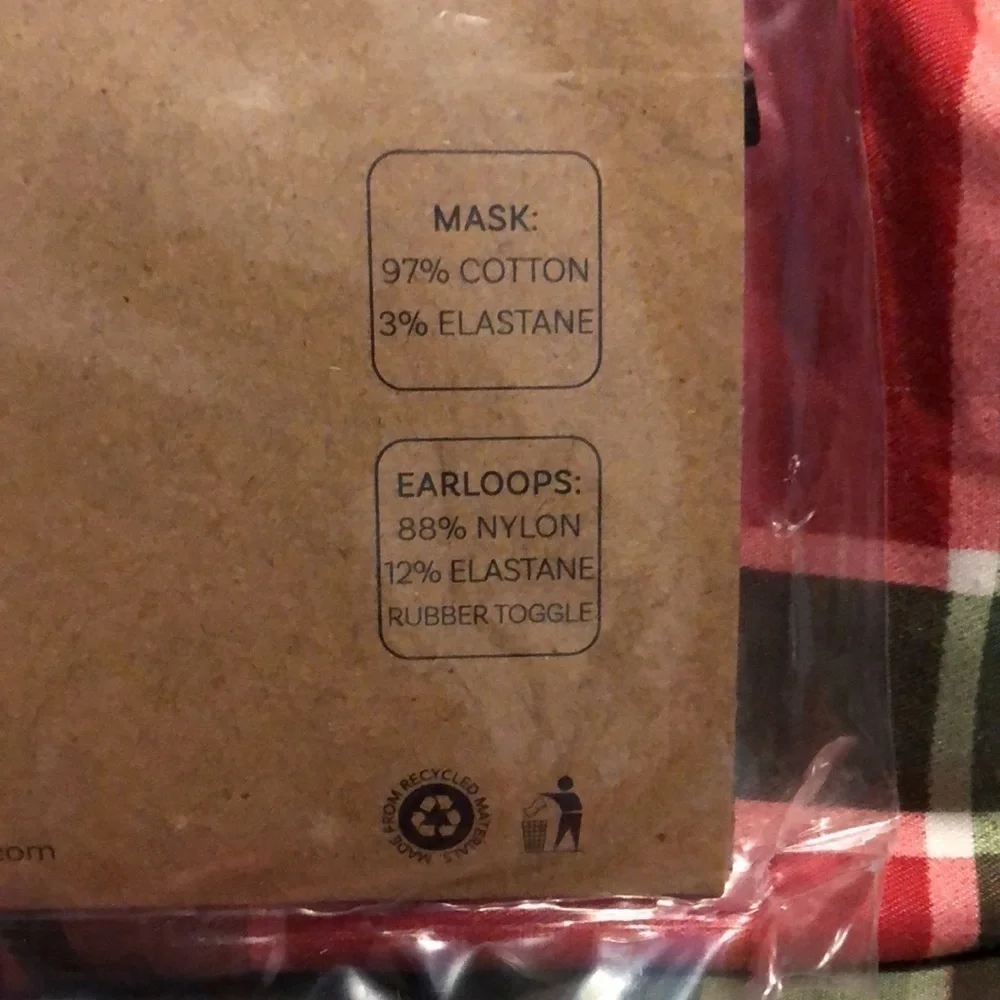Rae Dunn Black Reusable Face Masks one says Imagine the other says Dream